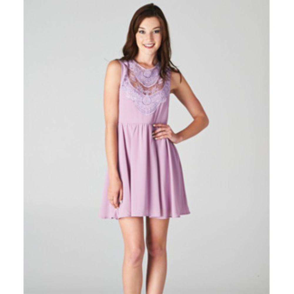 🆕 ESLEY Cocktail Lavender Dress